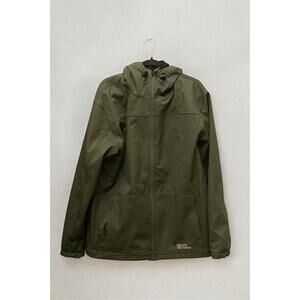 Pro Rainer Fishing Softshell Hooded Jacket Men’s XL Olive Green